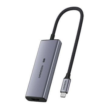 Ugreen večnamenski razdelilnik USB tipa C 4-v-1 - 3x USB 3.2 Gen 1 / HDMI 2.1 8K 30Hz siva (50629 CM500)