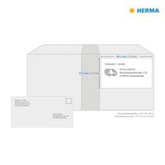 Herma Superprint Premium odpremne etikete, 99,1 x 67,7 mm, 25/1
