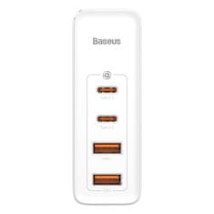 BASEUS GaN2 Pro USB USB-C QC PD hitri polnilec 100W bela