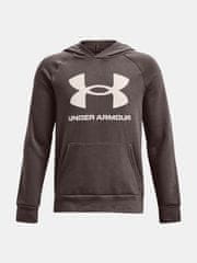 Under Armour Pulover UA RIVAL FLEECE HOODIE-BRN XS