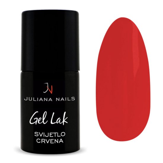 Juliana Nails Gel lak Svetlo Rdeča No.100 6ml