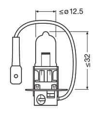 Excelite ŽARNICA HALOGEN H3 12V 55W PK22s