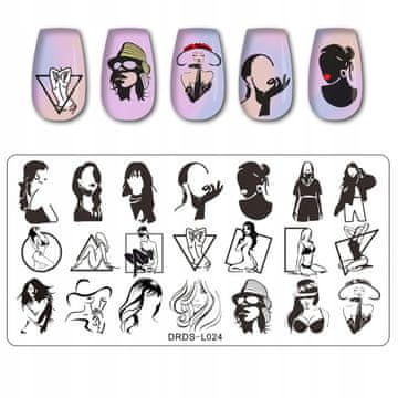 shumee Ploščica za žigosanje nohtov DRDS-L024