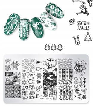 shumee Ploščica za žigosanje nohtov Manzilin-02