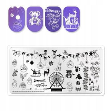 shumee Žigosalna plošča za nohte OM-S003