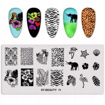 shumee XY-BEAUTY plošča za žigosanje nohtov - 11