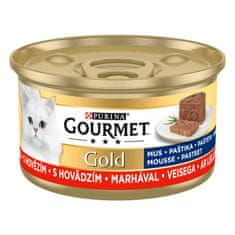 Gourmet GOLD goveja pašteta, 12x85 g