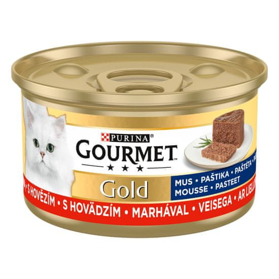 Gourmet Gold pašteta z govedino, 24 x 85 g