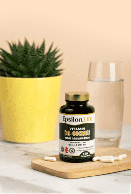 Epsilon Life Vitamin D3 K2 Cink