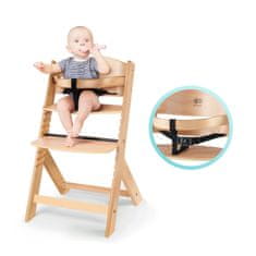 Kinderkraft Enock otroški stol brez pladnja, les