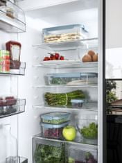 Curver Posodica za shranjevanje hrane Smart Eco Fresh, 1l, transparent sivo modra