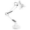 LUMILED Namizna svetilka E27 TOBI bela + namizno držalo