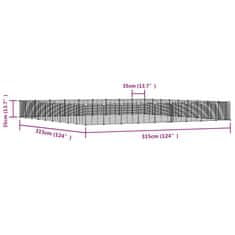 Vidaxl Ograda za hišne ljubljenčke s 36 paneli črna 35x35 cm jeklo