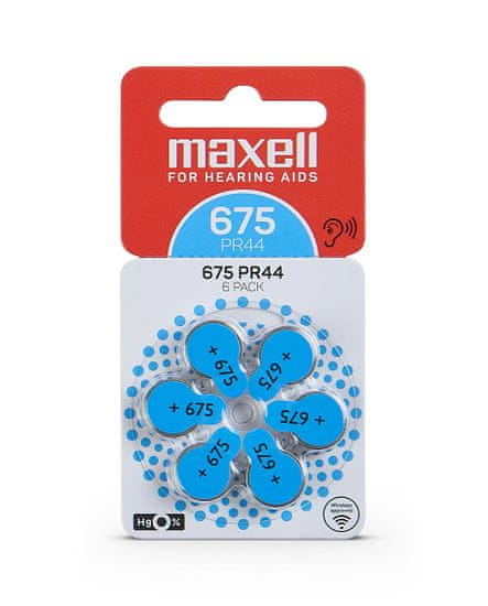 Maxell Baterija za slušni aparat 675 6/1