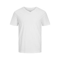 Jack&Jones Moška majica s kratkimi rokavi JJEORGANIC Stan dard Fit 12156102 White (Velikost L)