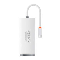 BASEUS 4-v-1 Lite Series USB-C do 4x USB 3.0 + USB-C vozlišče, 25 cm (bela)