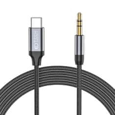 Tech-protect Ultraboost kabel USB-C / 3.5mm jack 1m, črna