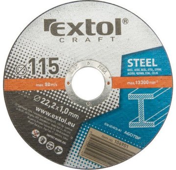 Extol Craft 230x1,9x22,2mm Kovinska rezalna kolesa
