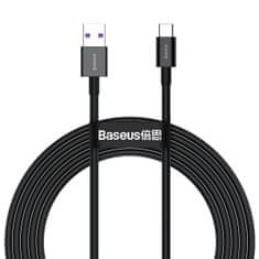 BASEUS Kabel USB do USB-C Baseus Superior Series, 66W, 2m (črn)