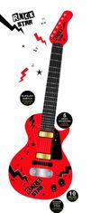 Teddies Električna kitara ROCK STAR plastična 58cm na baterije z zvokom, svetlobo