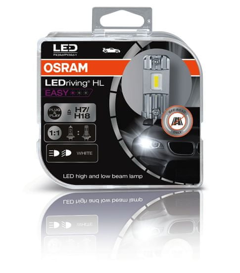 Osram LED ŽARNICE H7 LEDriving HL EASY 64210DWESY-HCB 12V PX26d HCB