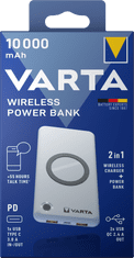 Varta Powerbank brezžična prenosna baterija, 10000 mAh (57913101111)