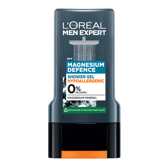 Loreal Paris Men Expert Magnesium Defense gel za prhanje, 300 ml