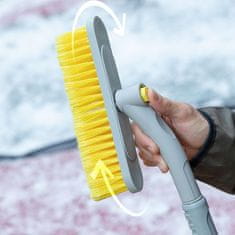Northix Teleskopsko strgalo za led in krtača za sneg 