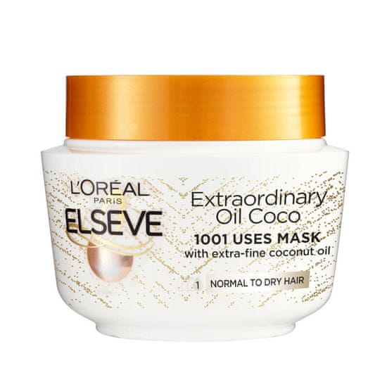 Loreal Paris Elseve Extraordinary Oil Coco maska za lase, 300 ml