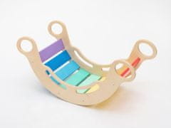 Elis Design Montessori mavrična gugalnica 5v1 fresh
