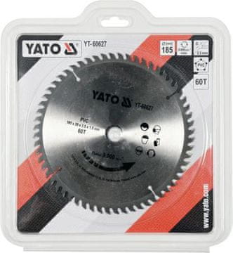 YATO PVC REZALNI DISK 185*60*20 YT-60627