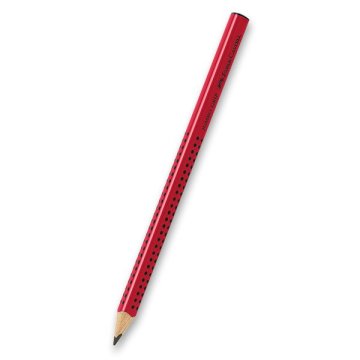 Faber-Castell Grafitni svinčnik Grip Jumbo - trdota B, rdeč