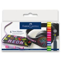 Faber-Castell Marker Neon 6 barv