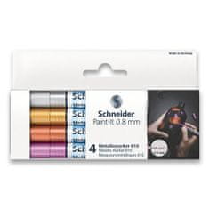 Schneider Kovinski marker Paint-It 010 komplet V1, 4 barve