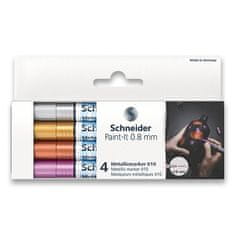 Schneider Kovinski marker Paint-It 010 - komplet V1, 4 barve