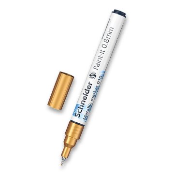 Schneider Kovinski marker Paint-It 010 - zlati