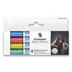 Schneider Kovinski marker Paint-It 010 set V2, 4 barve