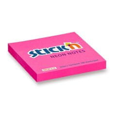 Stick'n Notes 76 × 76 mm, 100 listov temno roza barve