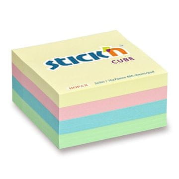 Stick'n Pastelni lističi - 76 × 76 mm, 400 listov