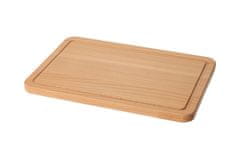 Čisté dřevo Deska za rezanje Pure Wood Beech z utorom 30 x 20 cm