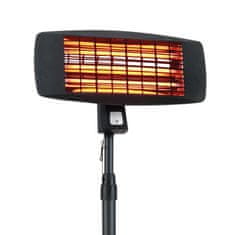 nabbi Zunanji električni grelnik (infrardeči radiator) NB-20AS - temno siv