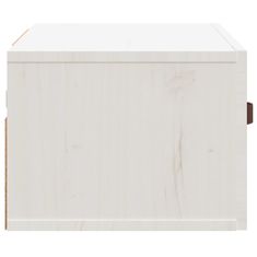 Vidaxl Stenska nočna omarica bela 40x29,5x22 cm
