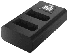 Newell baterija Sony NP-FW50, 2 kosa + Dual USB-C polnilec