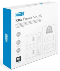 Newell baterija Sony NP-FW50, 2 kosa + Dual USB-C polnilec