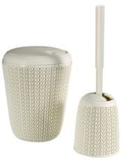 Curver WC ščetka Knit, bela