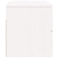 Vidaxl Stenska nočna omarica 2 kosa bela 50x36x40 cm
