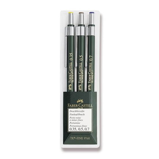 Faber-Castell Mehanski svinčnik TK Fine komplet 3 kosov