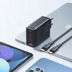 Mcdodo POLNILEC ZA TELEFON, GAN, HITER, USB-C/USB, 4 VRATA, 120 W, KABEL USB-C, MCDODO