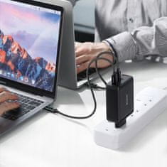 Mcdodo POLNILEC ZA TELEFON, GAN, HITER, USB-C/USB, 4 VRATA, 120 W, KABEL USB-C, MCDODO