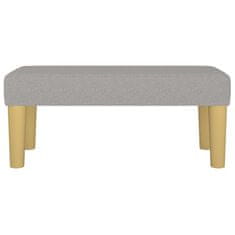 Vidaxl Klop svetlo siva 70x30x30 cm blago